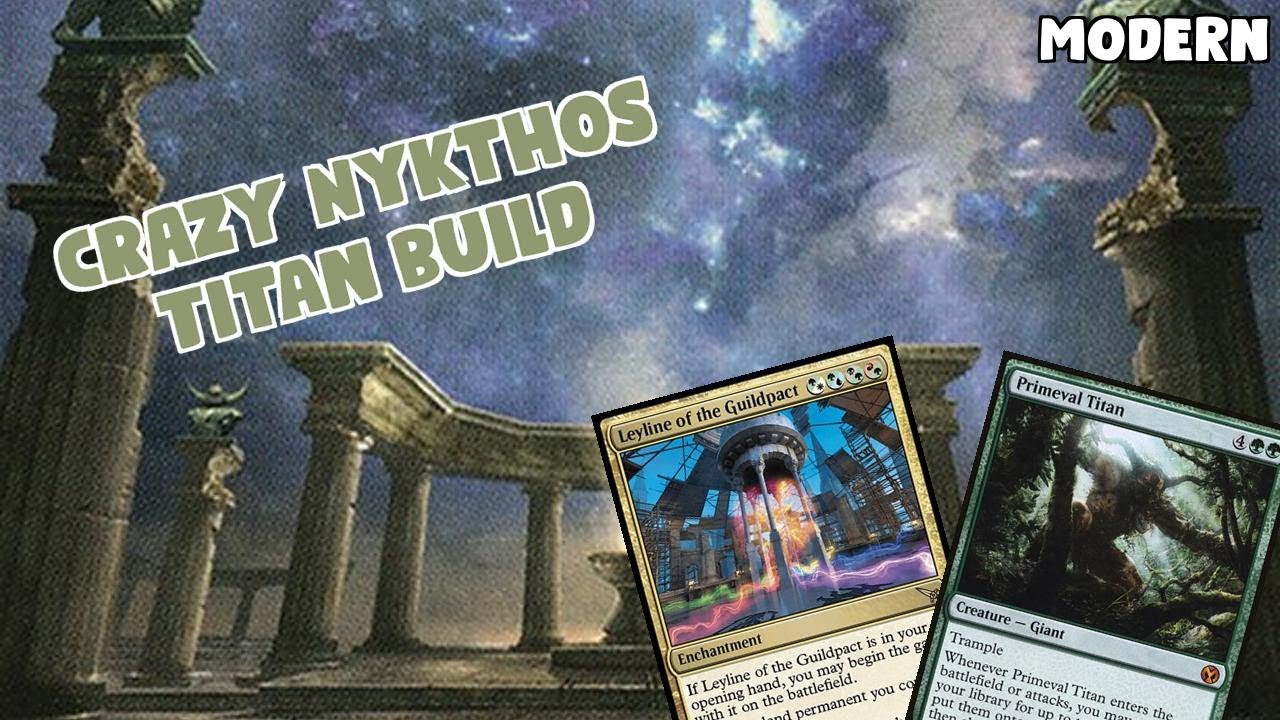 БЕЗУМНАЯ сборка Nykthos Titan | Leyline Nykthos Titan | Modern Challenge
