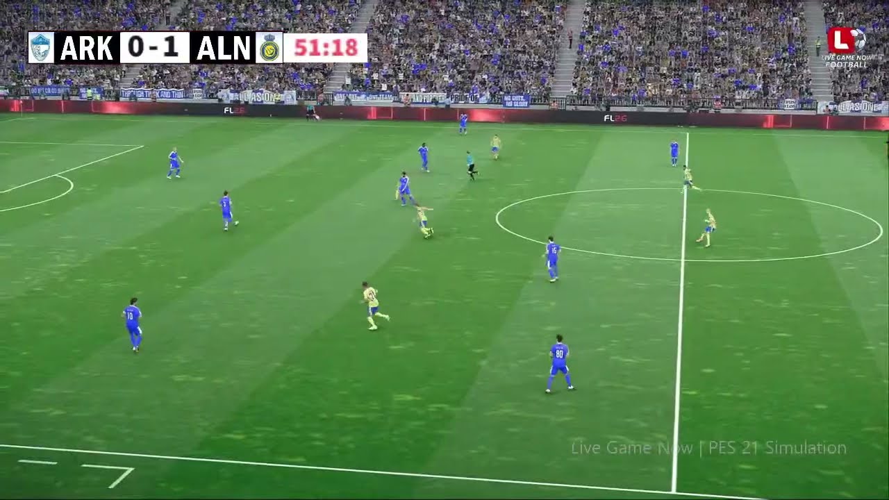 🔴LIVE: Arkadag vs Al Nassr | AFC Champions League 25/26 | Live Match Today | eFootball PES Gameplay