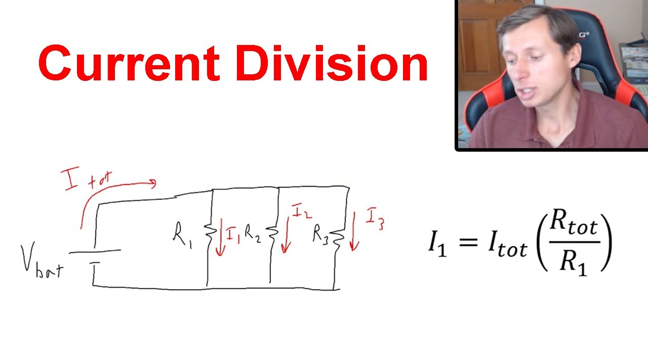 How to use Current Division (Phys E&M and Circuits)