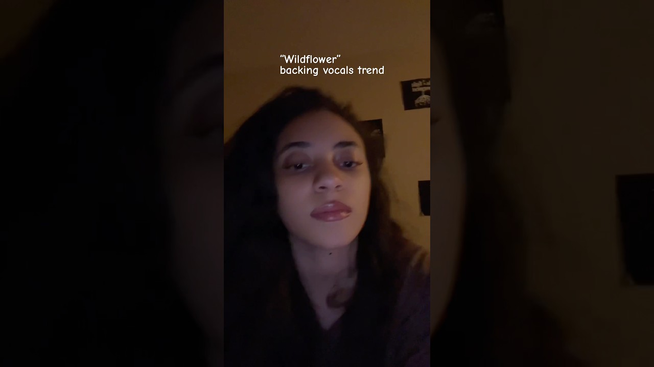 Wildflower backing vocals trend amazing #cover #backingvocal #wildflower