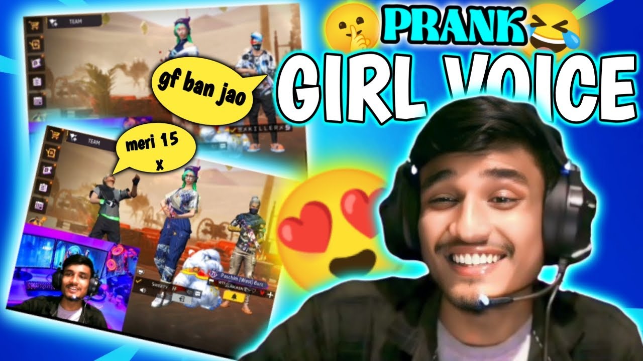 MERI 15 X 🤣😂 | GIRL VOICE PRANK FREE FIRE | #freefire #prank