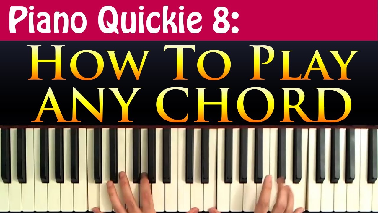 How to Construct ANY Chord (Piano Quickie 8)