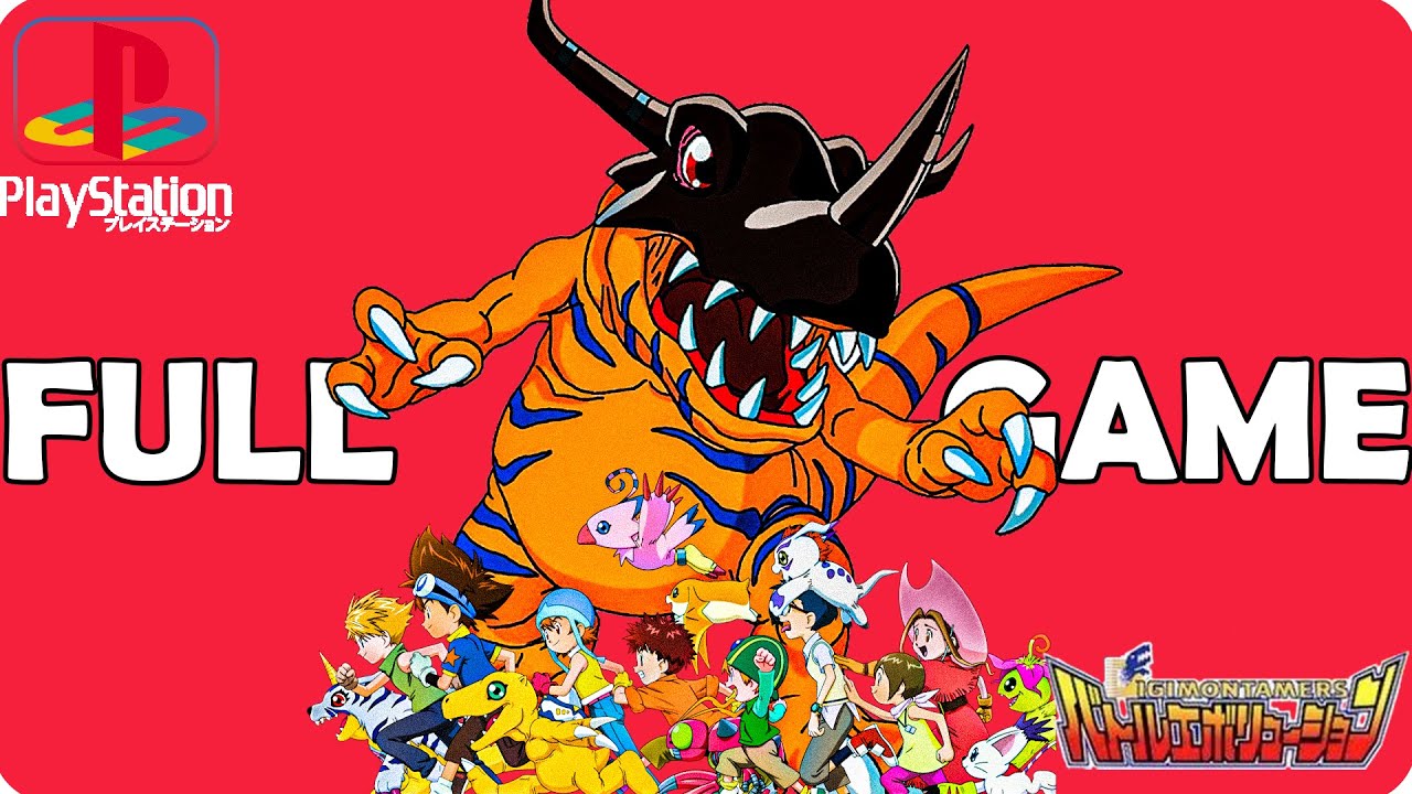 Digimon Tamers Battle Evolution (PS1) FULL GAME Walkthrough - No Commentary 4K60FPS