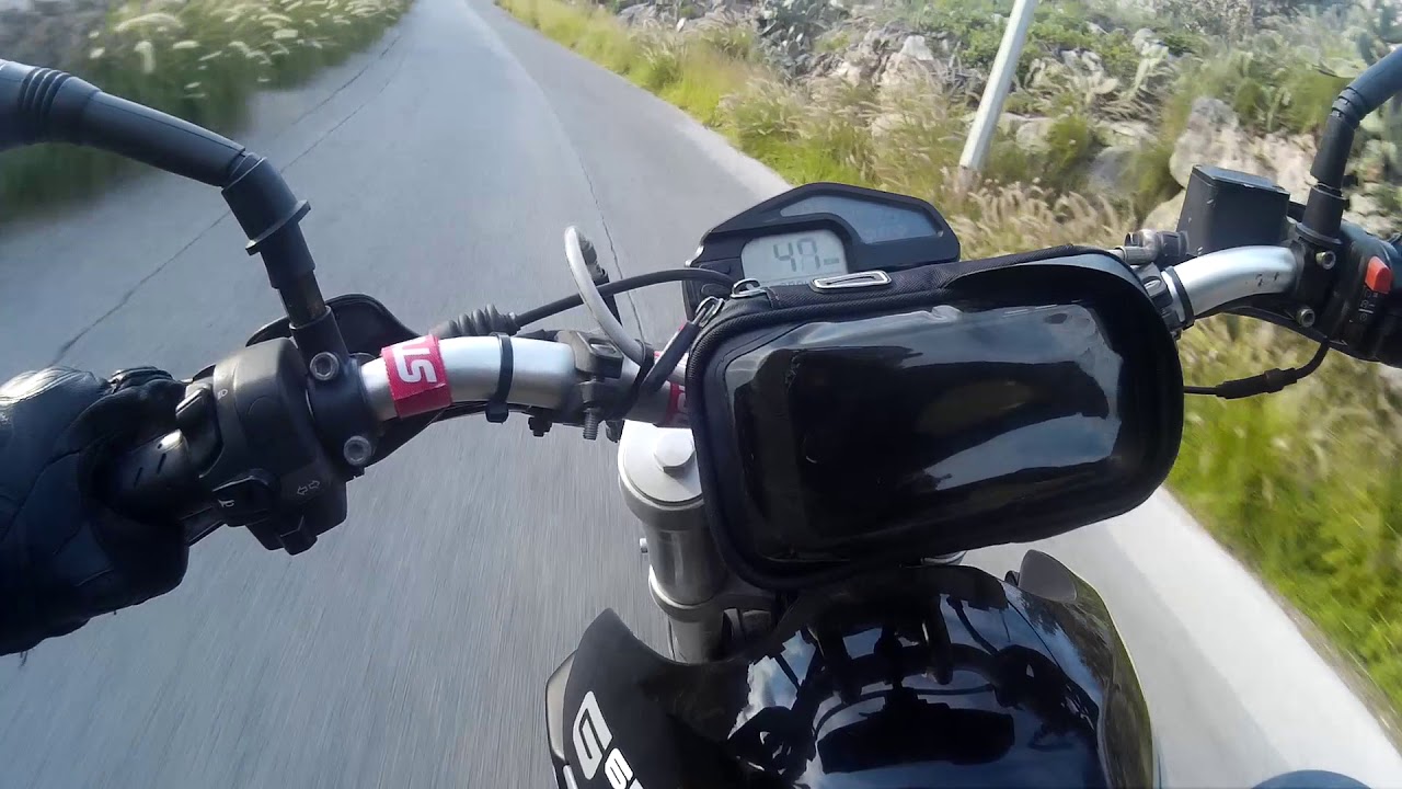 BMW G650 XCountry RAW Pure Exhaust Sound - Sicily (Palermo, Monte Pellegrino)