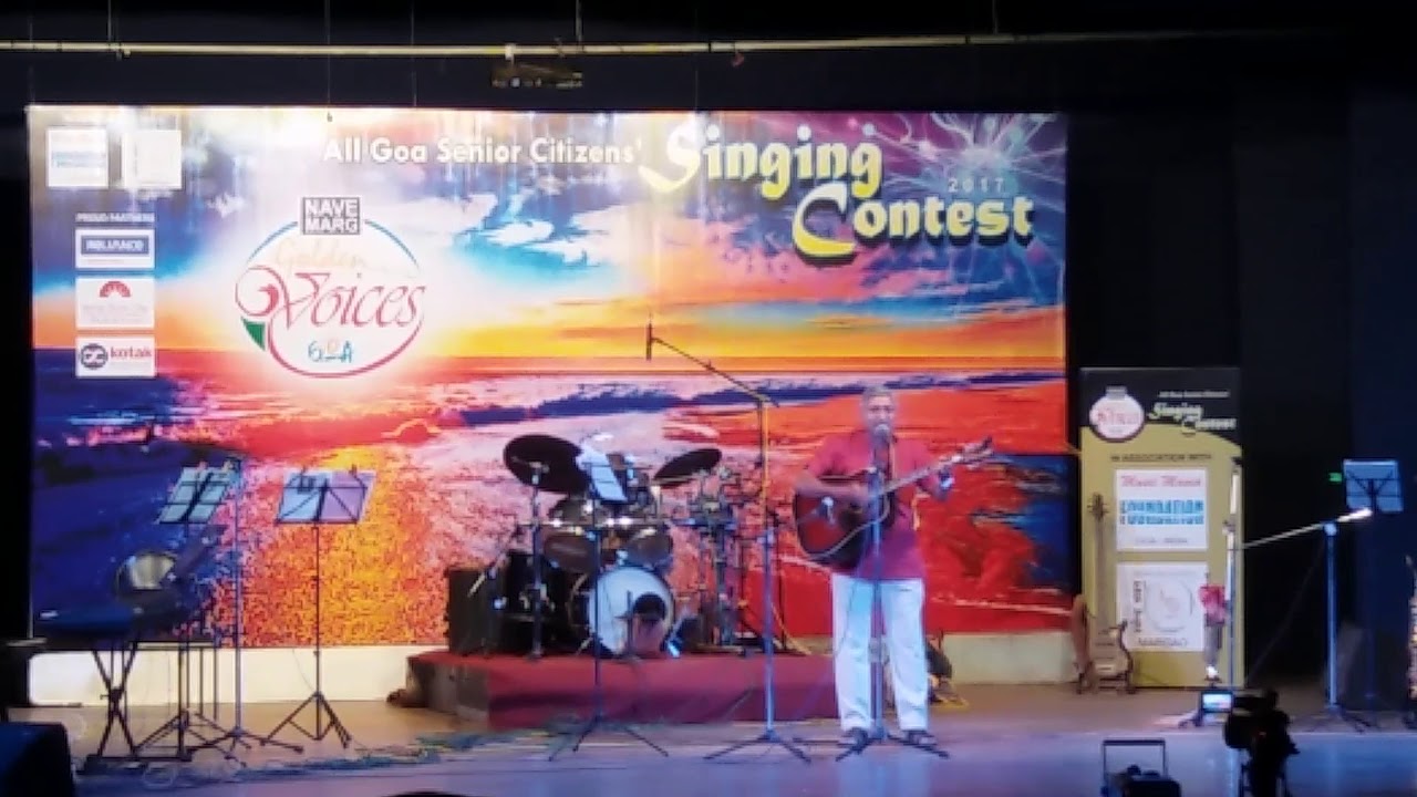 Jerry Menezes (2nd place/Hindi) ~All Goa Senior Citizens' Singing Contest(2017)