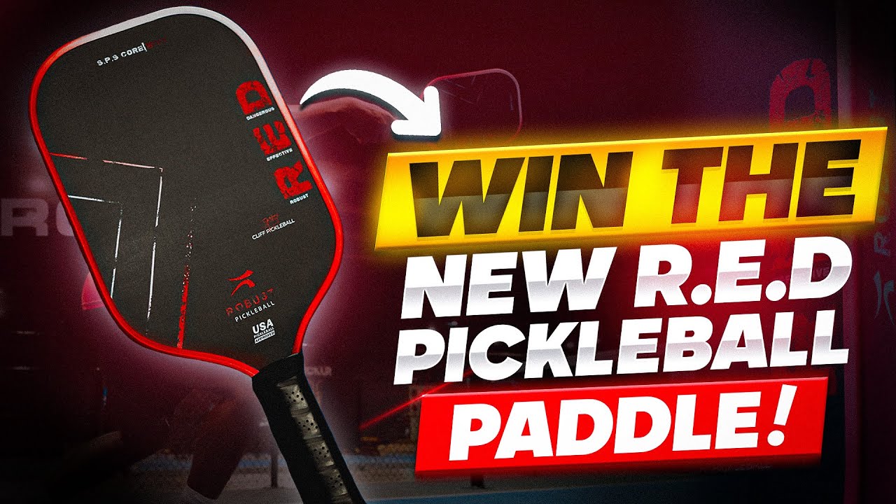 Выиграйте новую &laquo;КРАСНУЮ РАКЕТКУ ДЛЯ ПИКЛБОЛЛА&raquo;! #playpickleball #cliffpickleball #pickleballtips