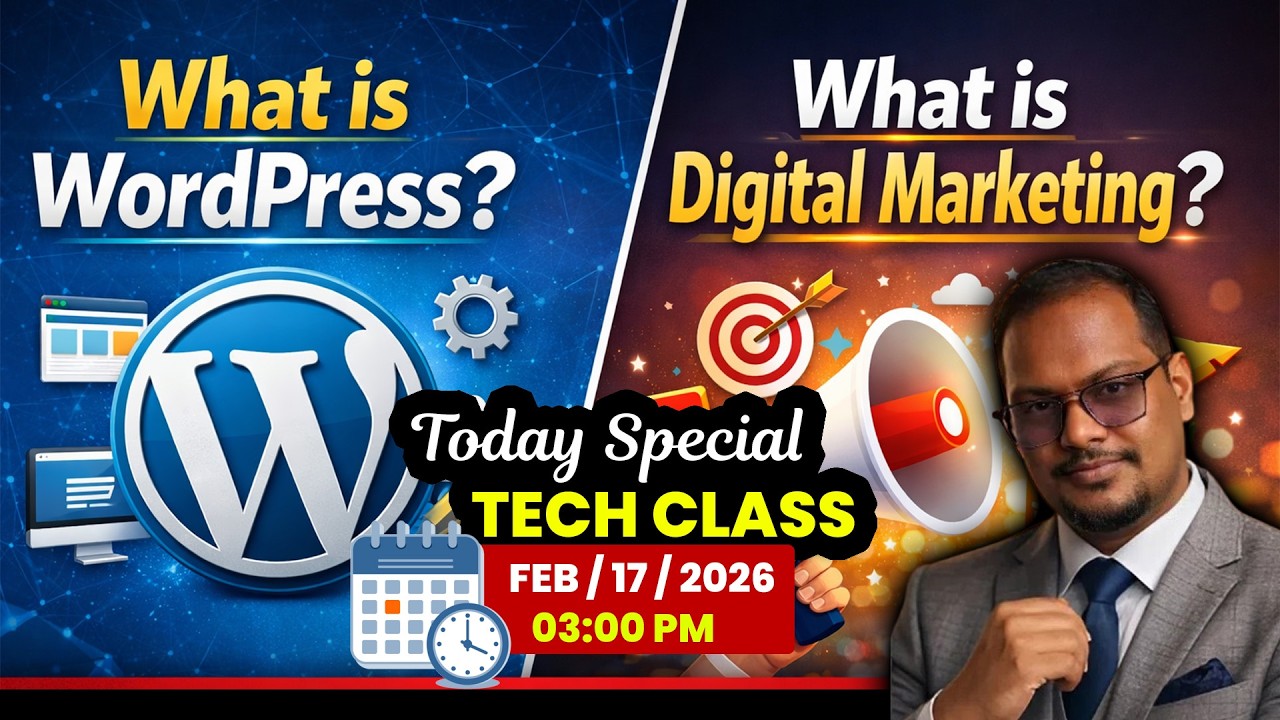🔴Live: What is WordPress? | What is Digital Marketing? (2026) | Kaashiv Infotech Live Class