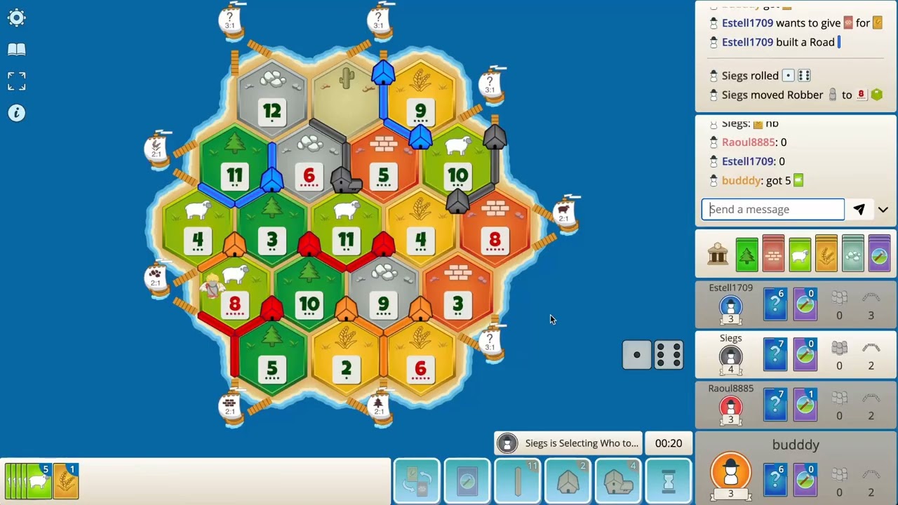Top Ranked Catan Player - Can't Get Road or Army