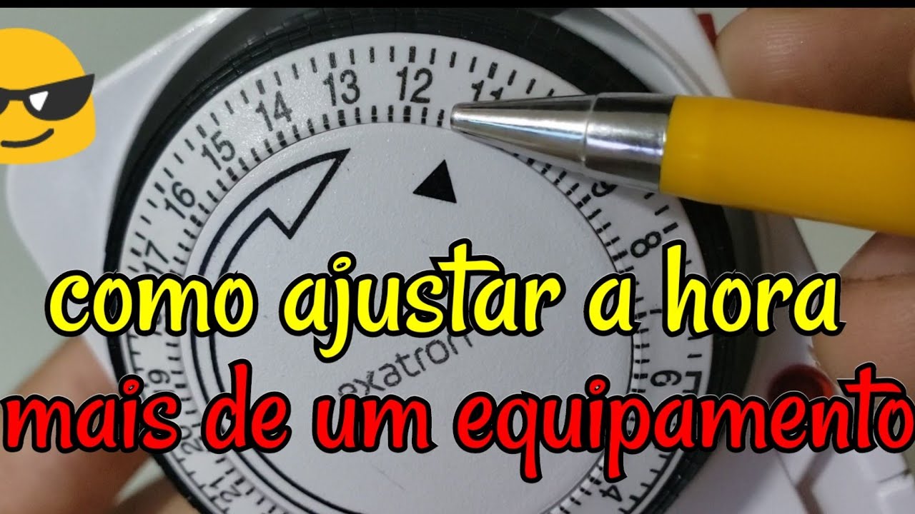 timer analogico, aprenda a ajustar a hora