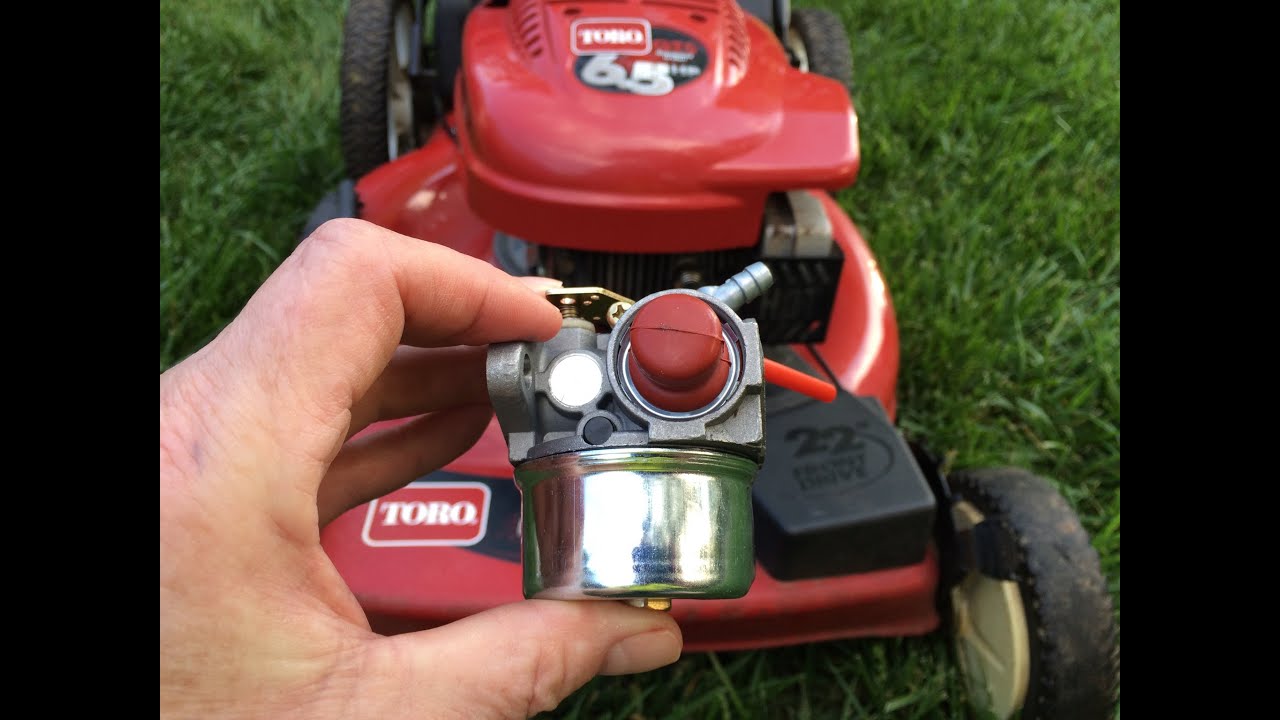 Газонокосилка Toro Recycler 22 дюйма, модель 20016 &mdash; с новым карбюратором &mdash; 21 мая 2016 г.