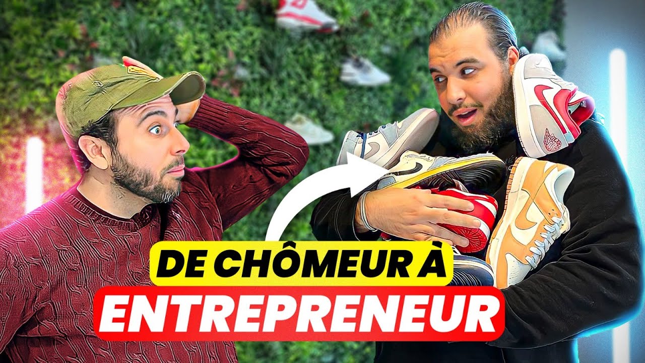 Il ouvre un MAGASIN de SNEAKERS et gagne 2500€/Mois 💪🏻 UNE HISTOIRE D'ENTREPRISE #1