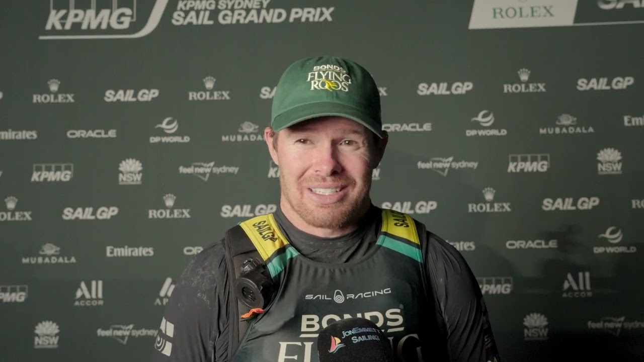Sydney SailGP Day 1 Tom Slingsby AUS