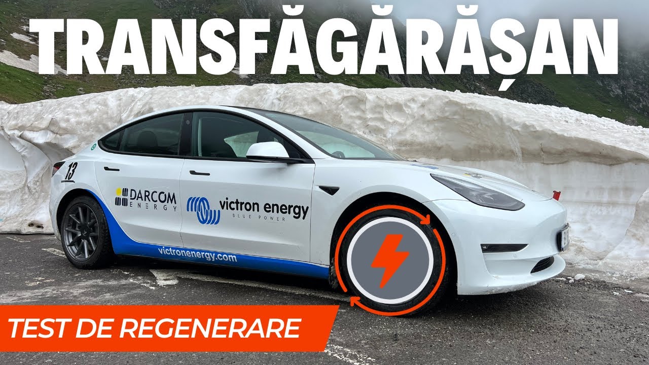 Câtă energie poți să recuperezi cu o mașină electrică de la Bâlea Lac până la Sibiu?