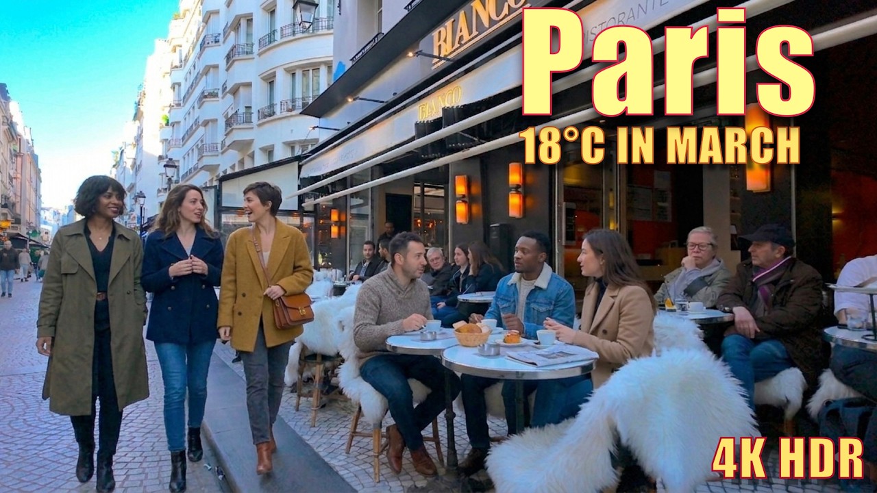 Paris is Warming Up! ☀️ Early Spring Walking Tour (March 2026) 4K HDR