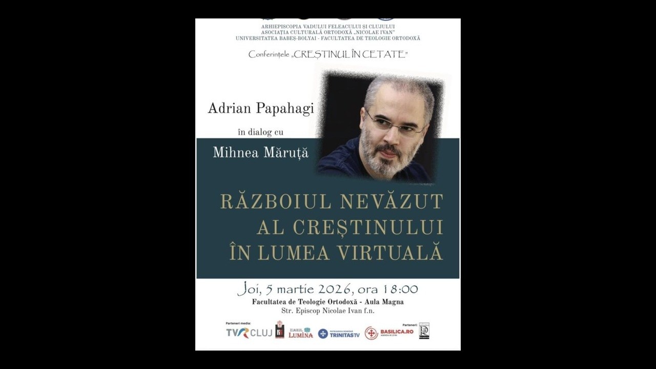🔴 Adrian Papahagi și Mihnea Măruță - Conferința „Războiul nevăzut al creștinului în lumea virtuală”