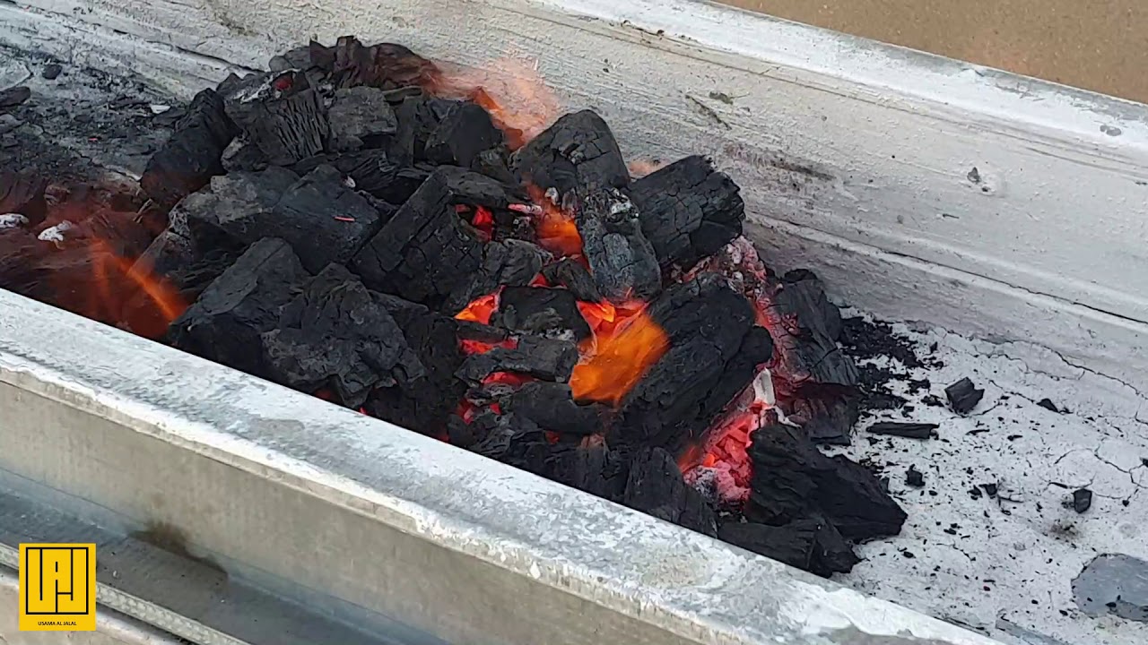 الطريقة الصحيحة في اشعال فحم الشوي .. وطريقة السمك المشوي بالمنقلة .. اسامة الجلال
