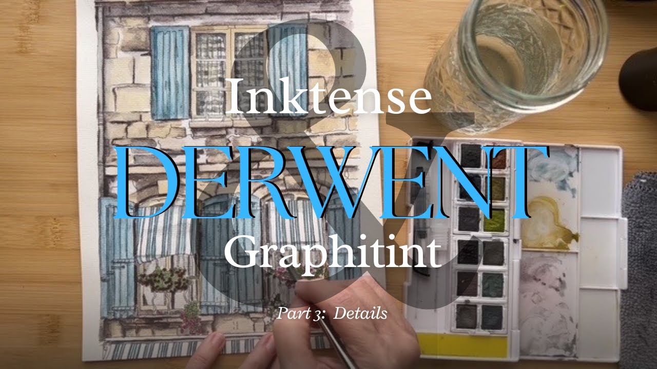 Derwent Inktense and Graphitint Combined Experiment | Part 3