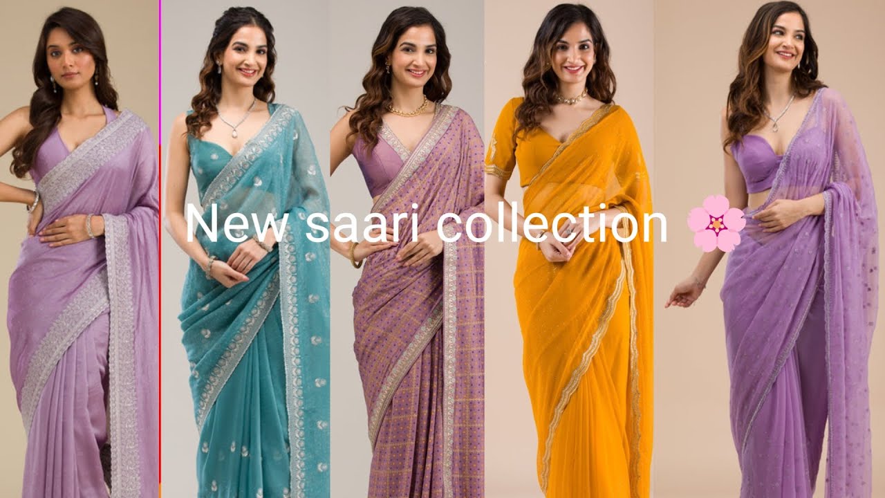 New and beautifull saari collection🩷💚❤️🖤 saari #trending #saree #saari 