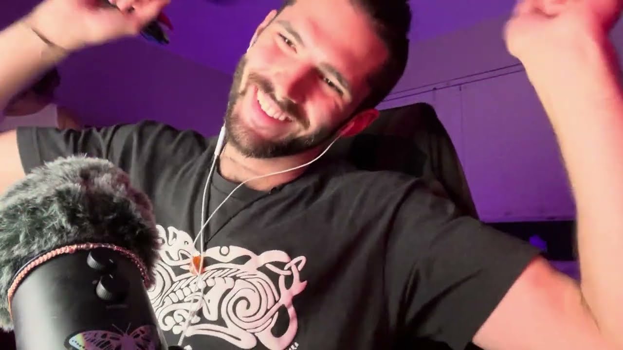 Guy tries ASMR