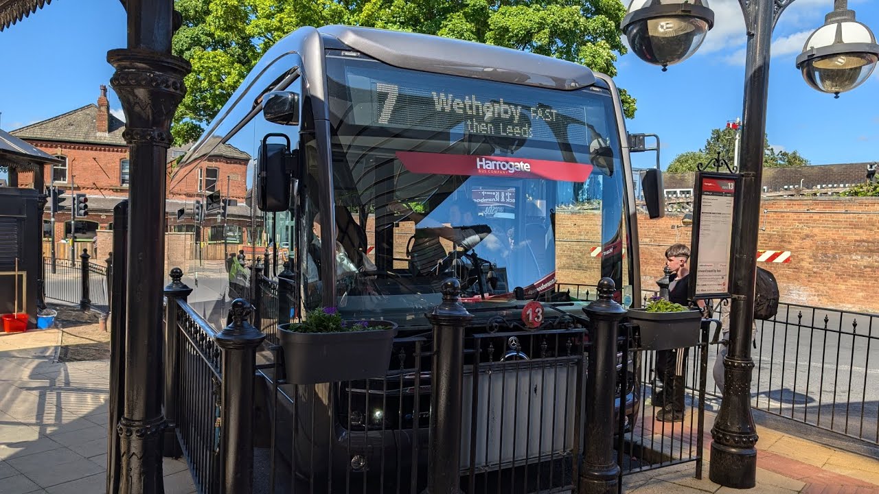 *First day* Journey on THBC DEMO (BF24AHC) | Mercedes-Benz eCitaro on the 7 to Harrogate