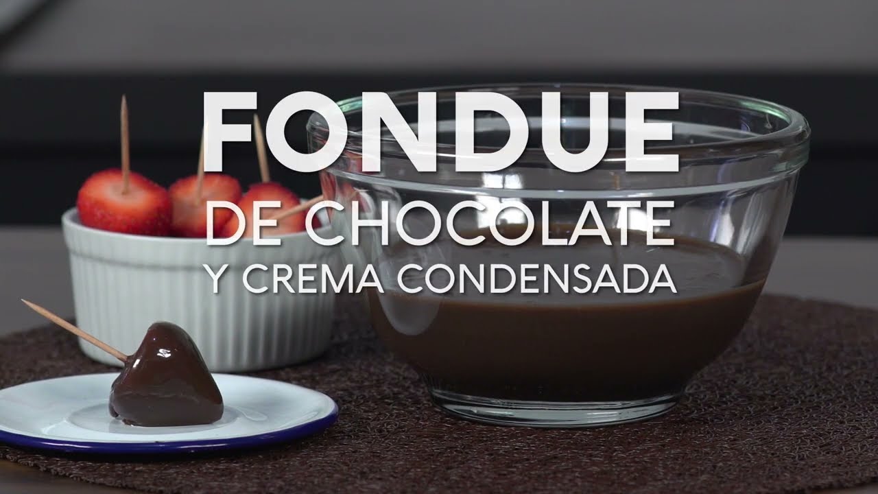 Receta: Fondue de chocolate y crema condensada - Cook Eat | La Comer