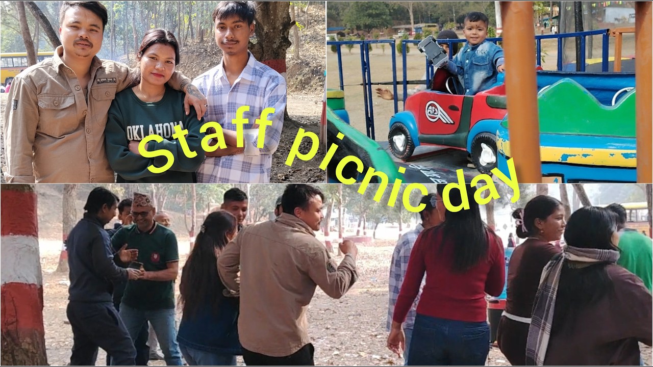 Aaja Staff picnic gako ☺️🧺 aaja ko picnic ma dharai ramailo vayo 😊
