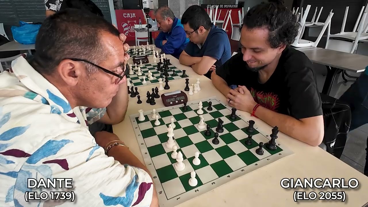 SUB 2400  - Ronda 2 - Dante (1739) vs Giancarlo (2055). Rápidas