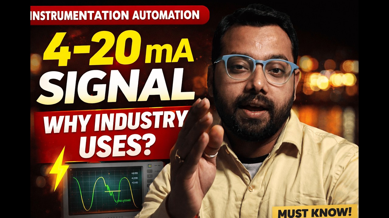 4-20 mA Signal Explained Practically | Why Industry Uses 4-20mA? PLC DCS Instrumentation Guide