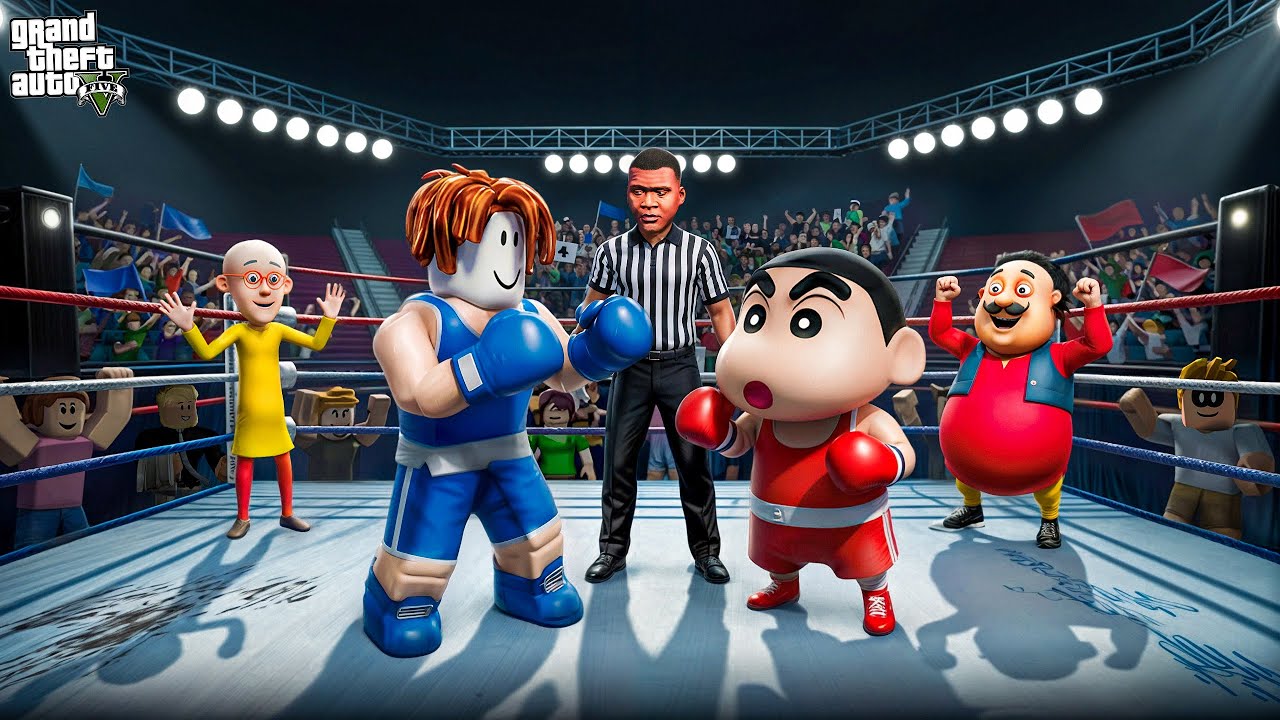 Franklin & Shinchan Become the World’s GREATEST Boxers! 🥊🔥 | GTA 5 Malayalam