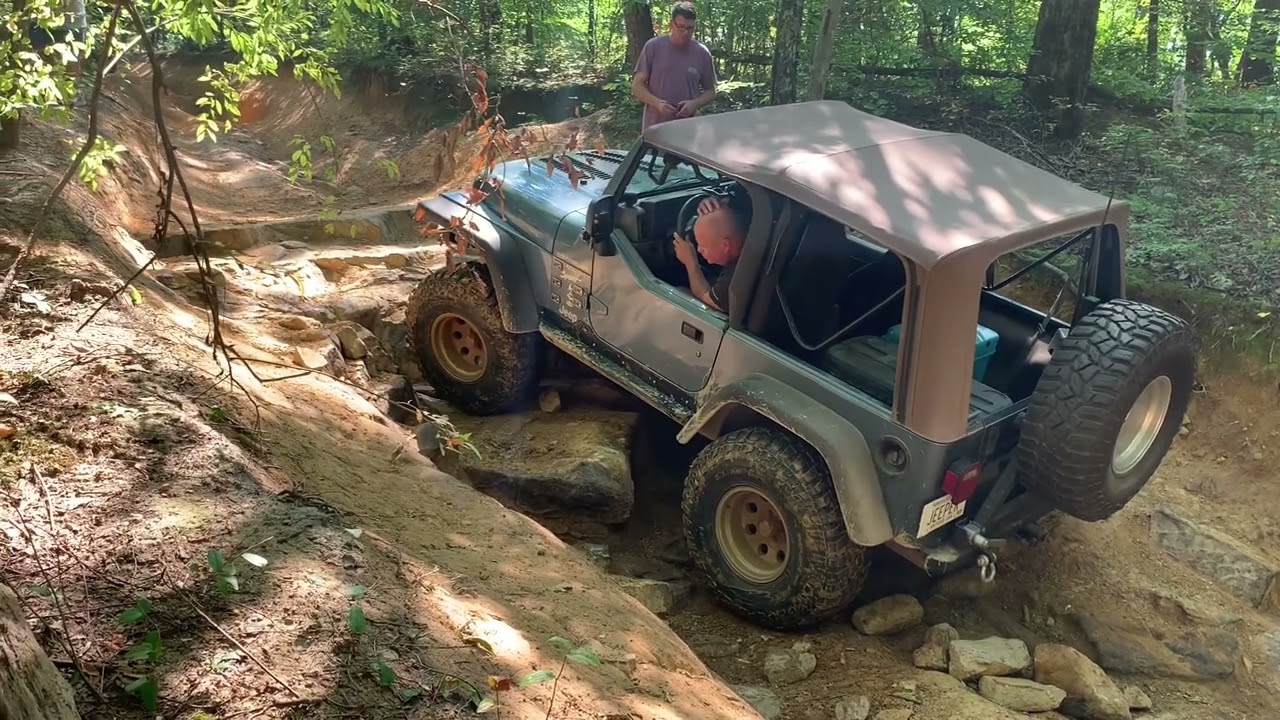 BOH Trail 16 and waterfalls at Windrock OHV Park 8/2023