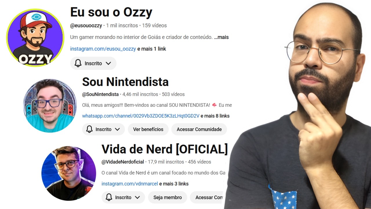 ANALISANDO OS MELHORES E PIORES CANAIS NINTENDISTAS DO YOUTUBE !