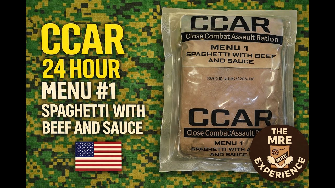 Меню CCAR №1 | Полный обзор американского пайка для ближнего боя