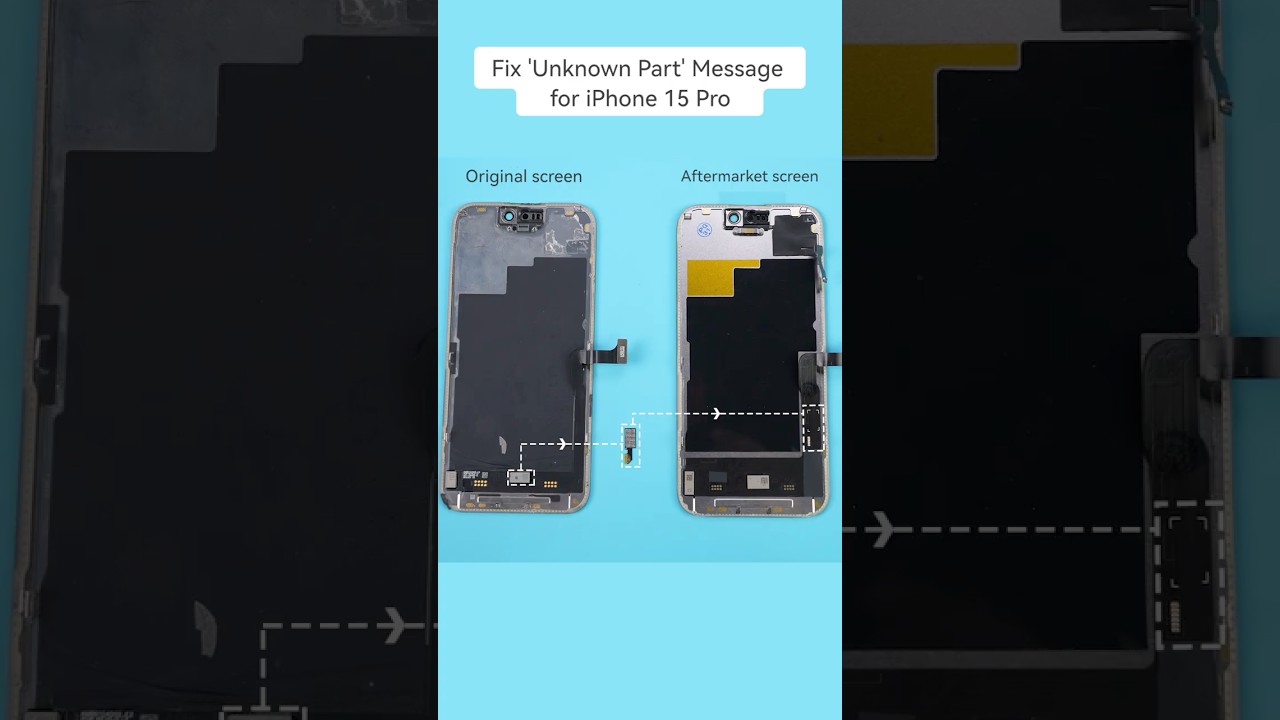 iPhone 15 Pro soft OLED screen replacement guide with IC transplant