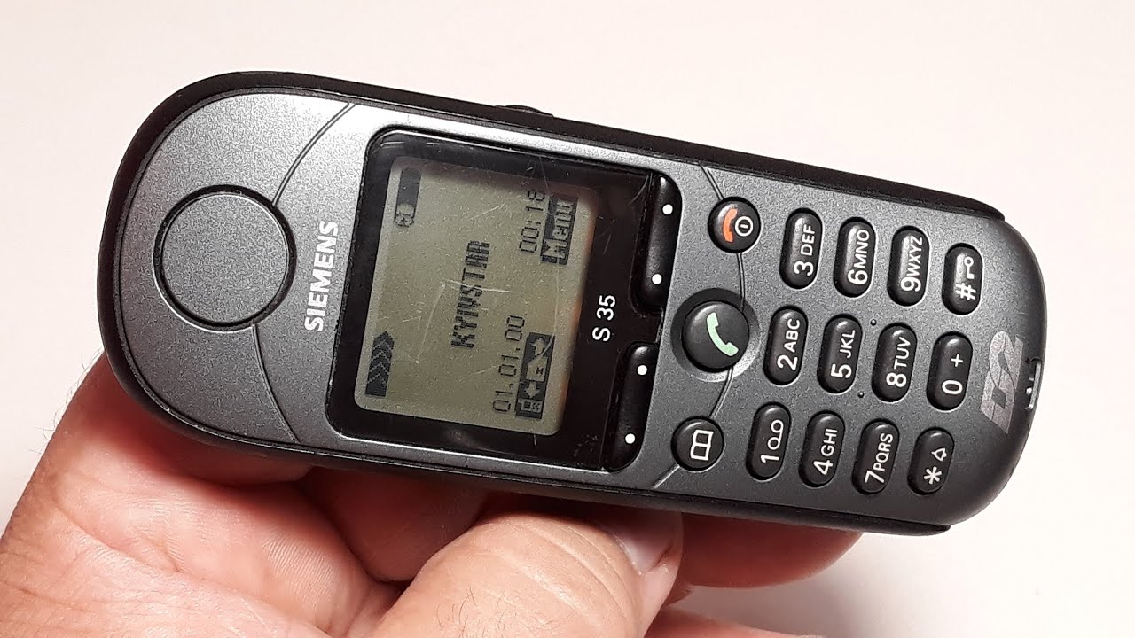 Siemens S35 Ретро телефон из 2000 года. Спустя 20 лет ...