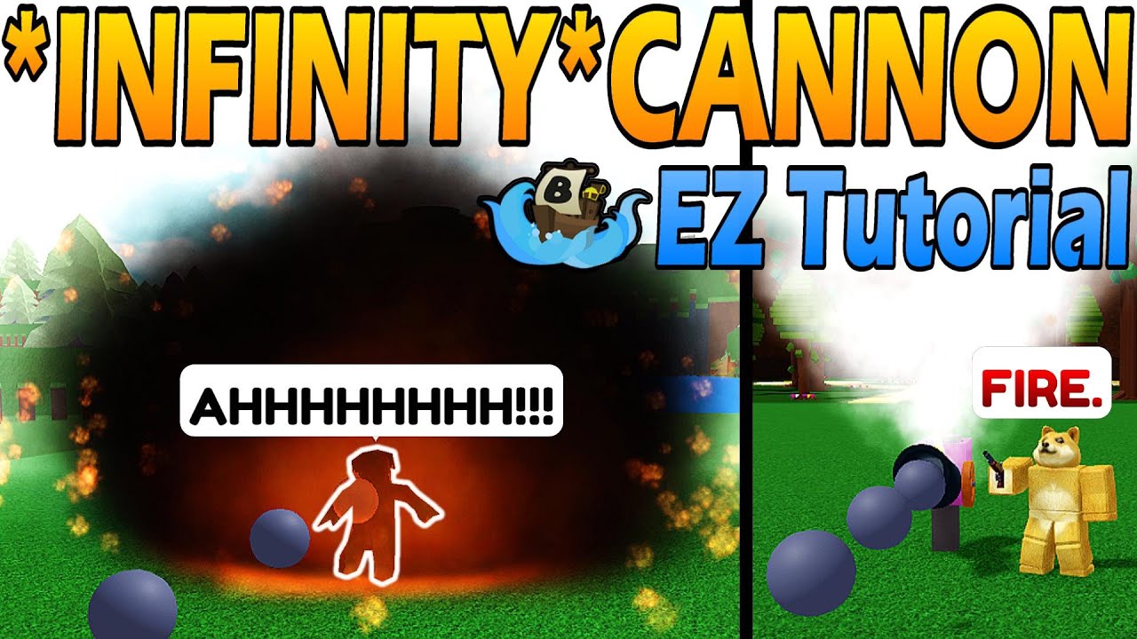 【Tutorial】EZ! Infinity Cannon Tutorial in Build A Boat For Treasure | Infinity Minigun