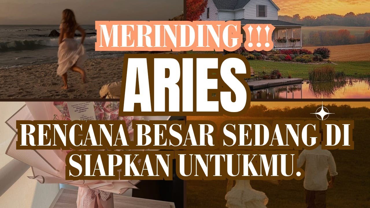 MERINDING !!! ♈ ARIES ♈ RENCANA BESAR SEDANG DI SIAPKAN UNTUK MU
