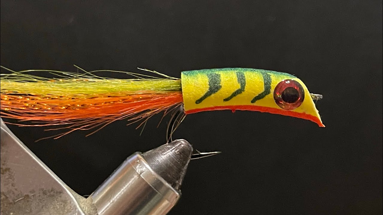Todd’s Wiggle minnow - Everyones favorite smallmouth bass fly! Fish love it!