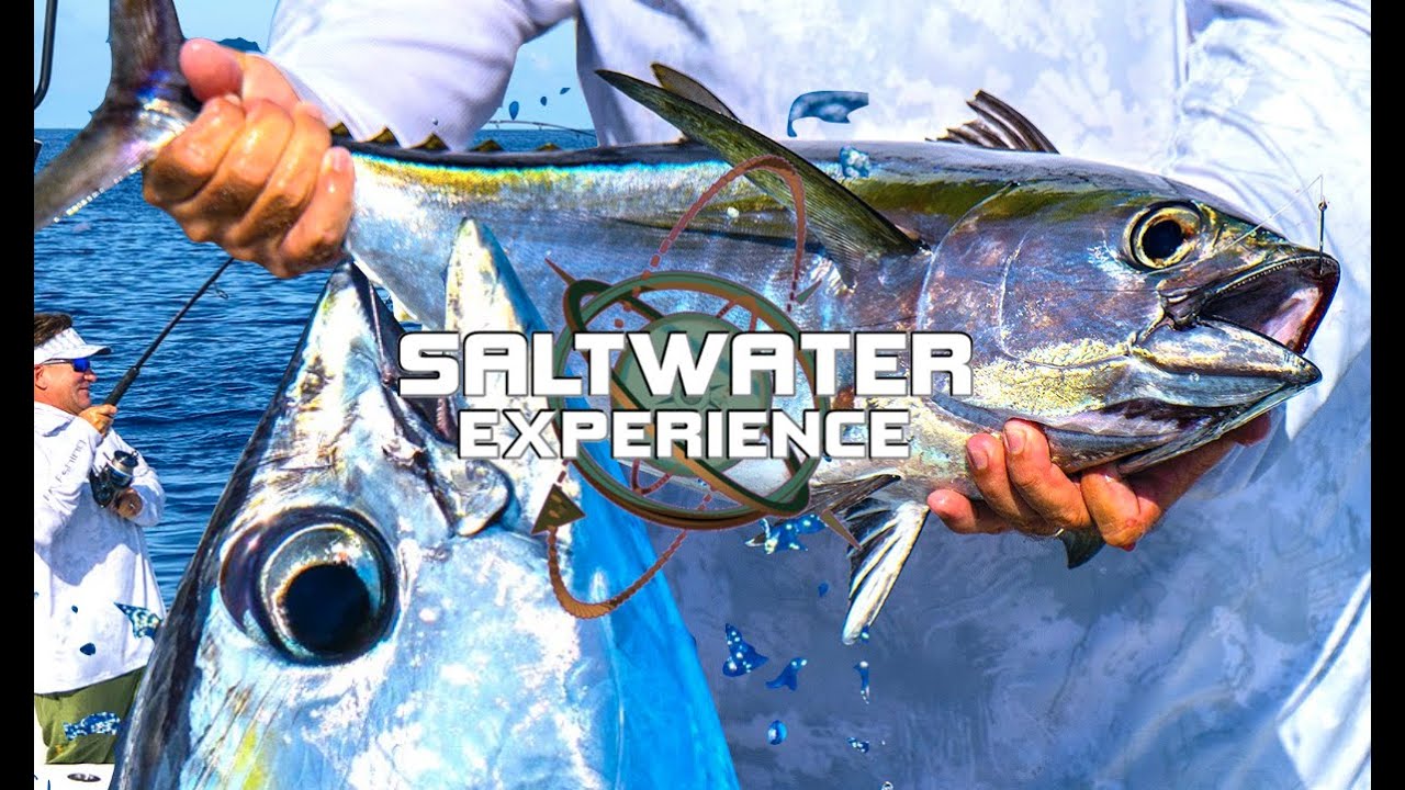 TRIPLED UP on BIG BLACKFIN TUNA in the Florida Keys | Tuna Fishing  | Saltwater Experience