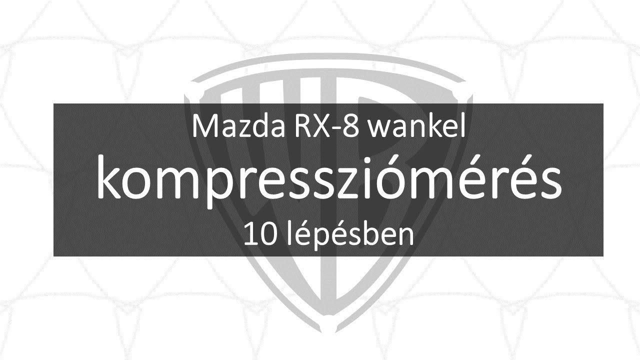 wankelblog.hu - Mazda RX-8 wankel kompressziómérés 10 lépésben