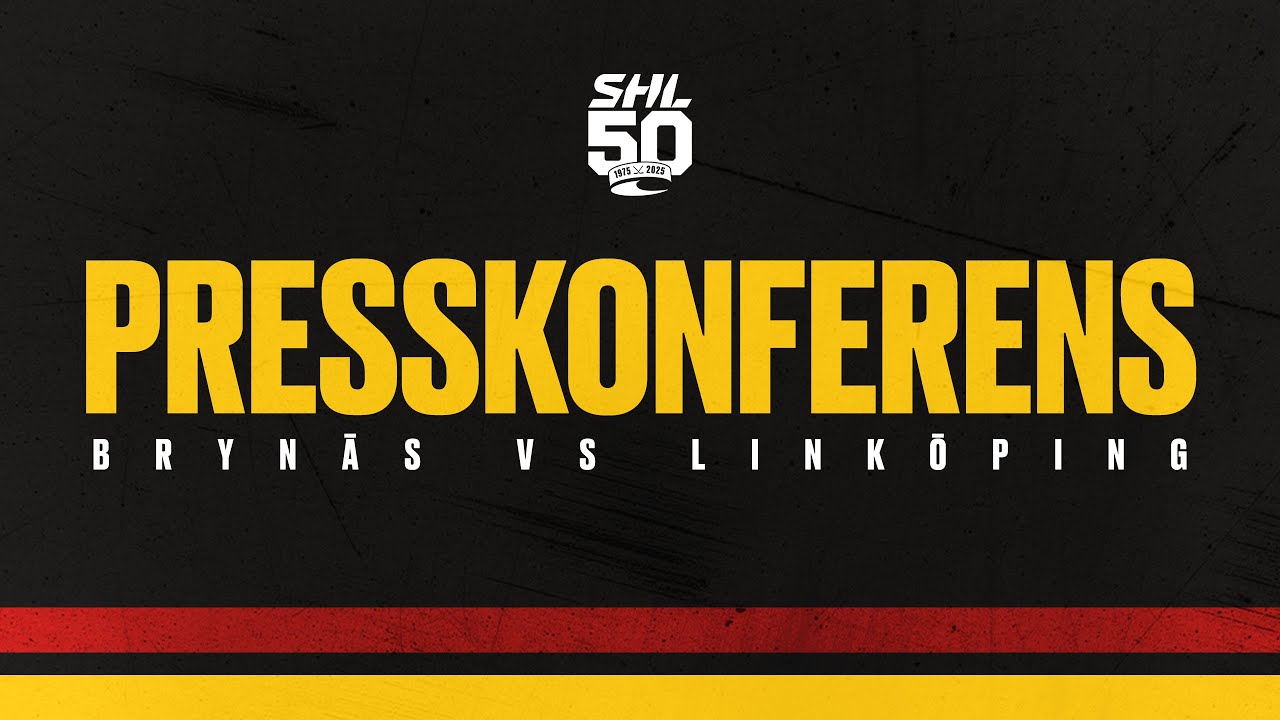 PRESSKONFERENS | BRYN&Auml;S VS LINK&Ouml;PING
