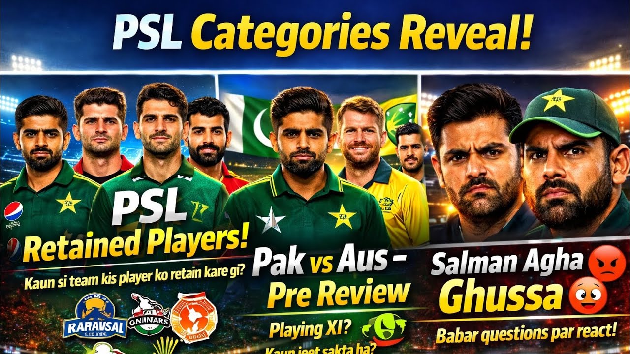 Pak vs aus pre review and psl categories revealed platinum who was returned player? 