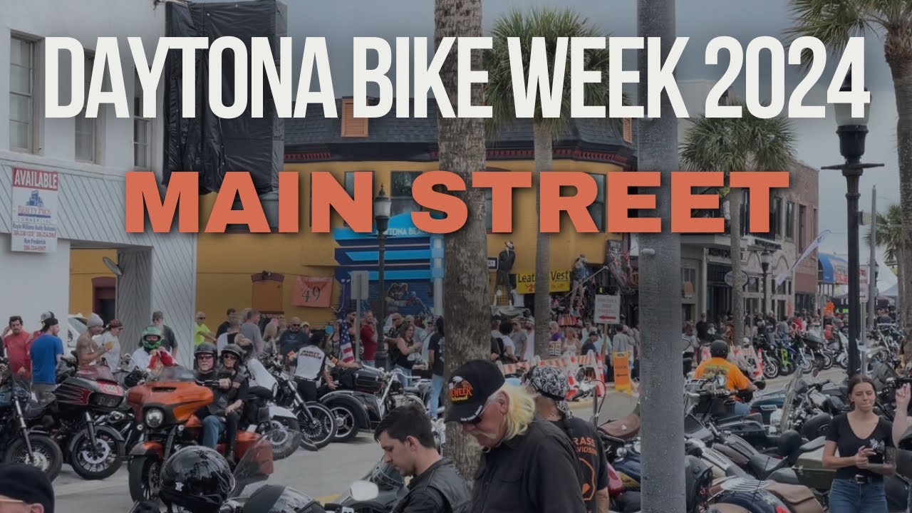 Daytona Bike Week 2024 - a walk up & down Main Street, 3/2/2024