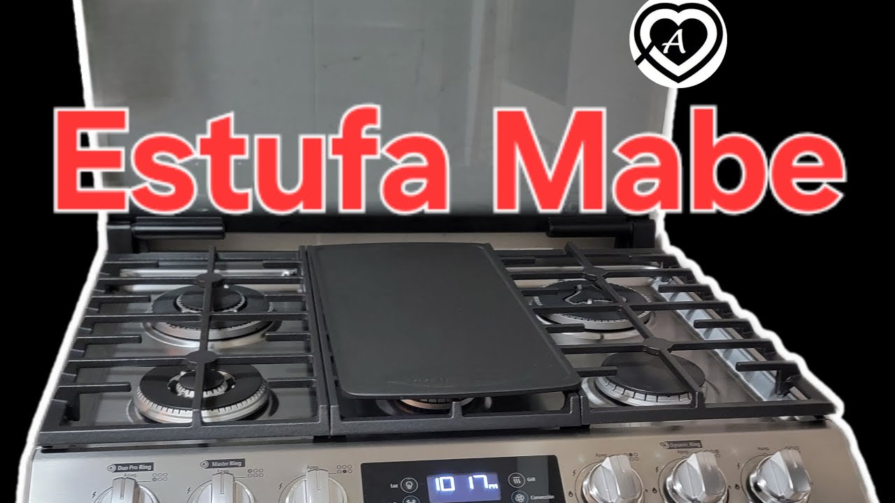 Estufa Mabe modelo EMH7614DATMSS0 con freidora de aire y grill electrico