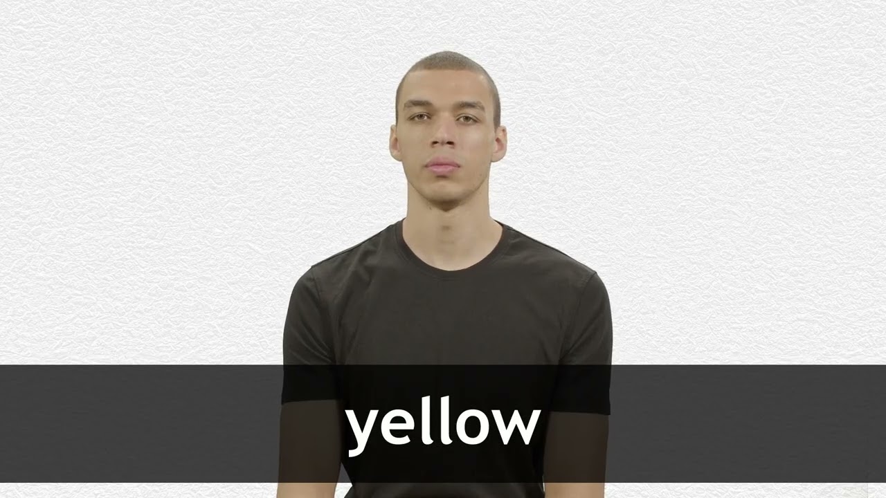 How to pronounce YELLOW in American English