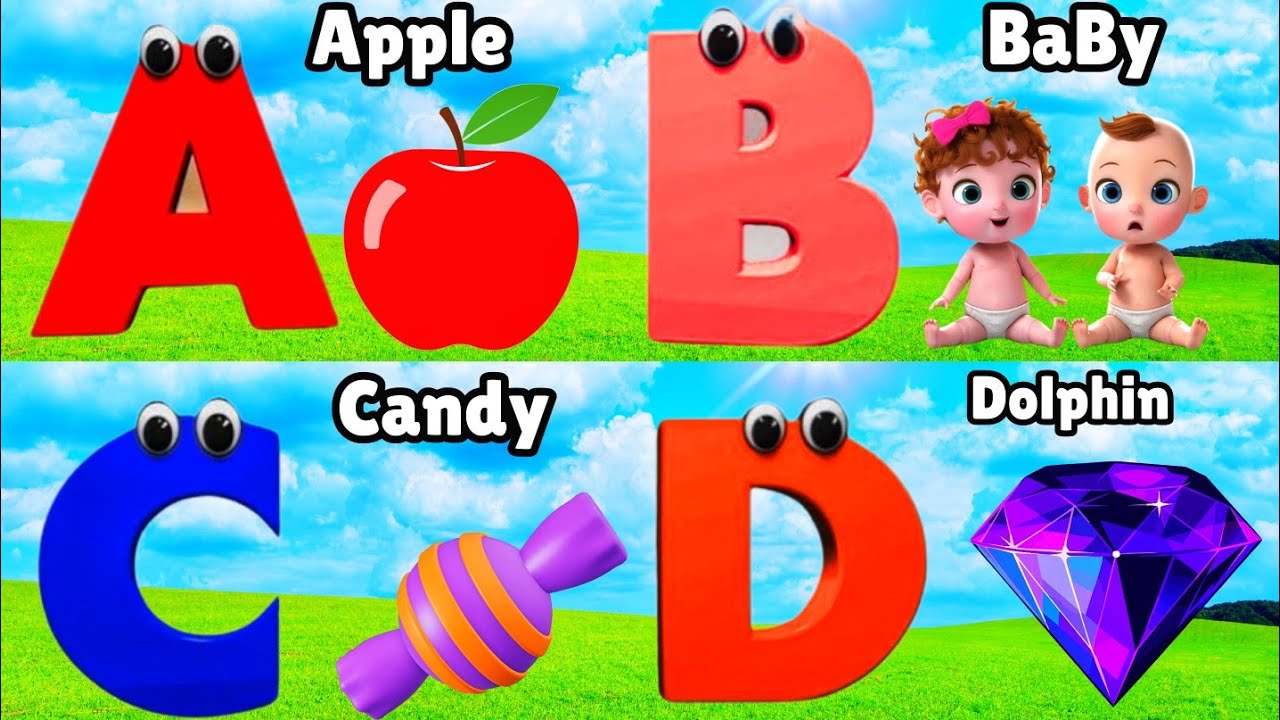 ABC Phonics Song - Toddler Learning Video Songs , A for Apple , Nursery Rhymes , Alphabet song