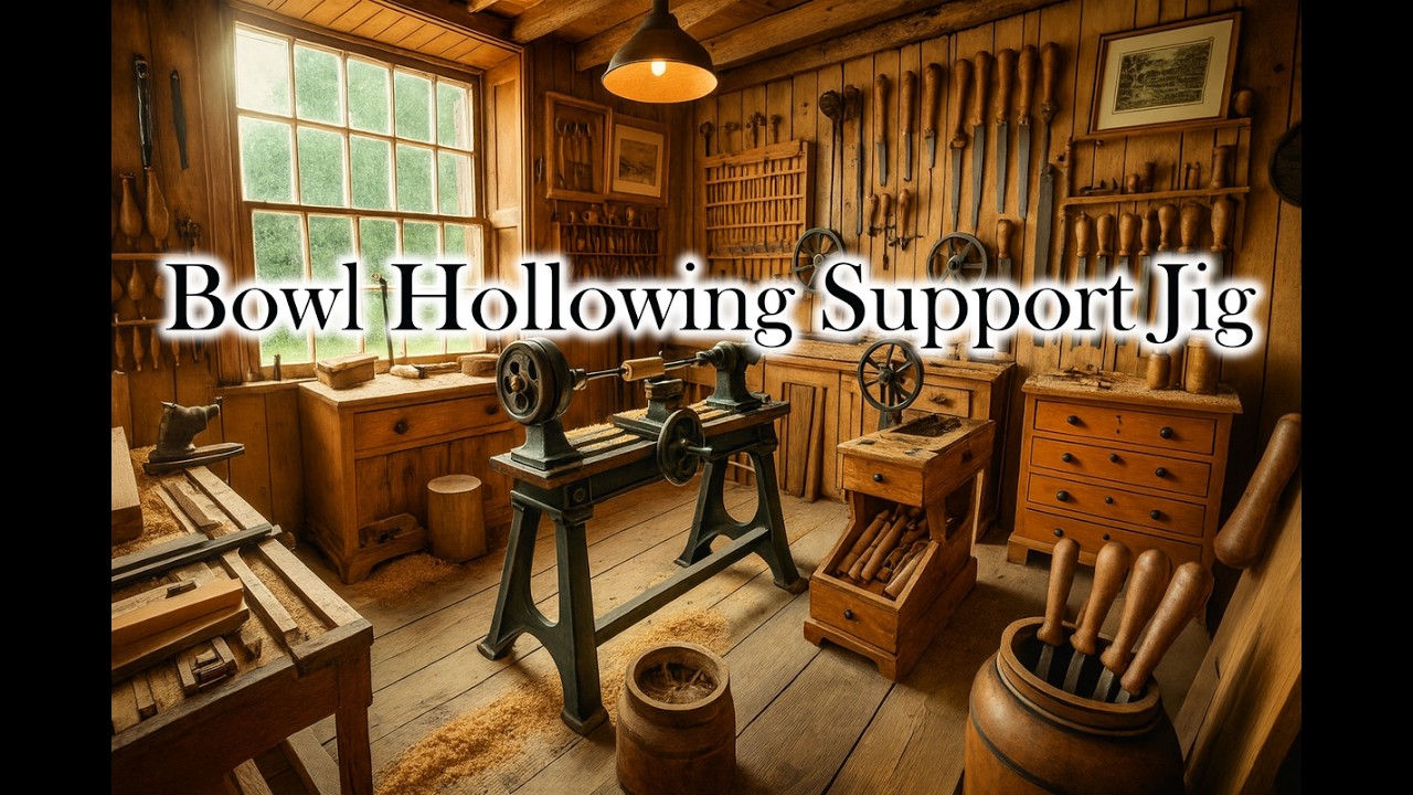 Build a Bowl Hollowing Support Jig