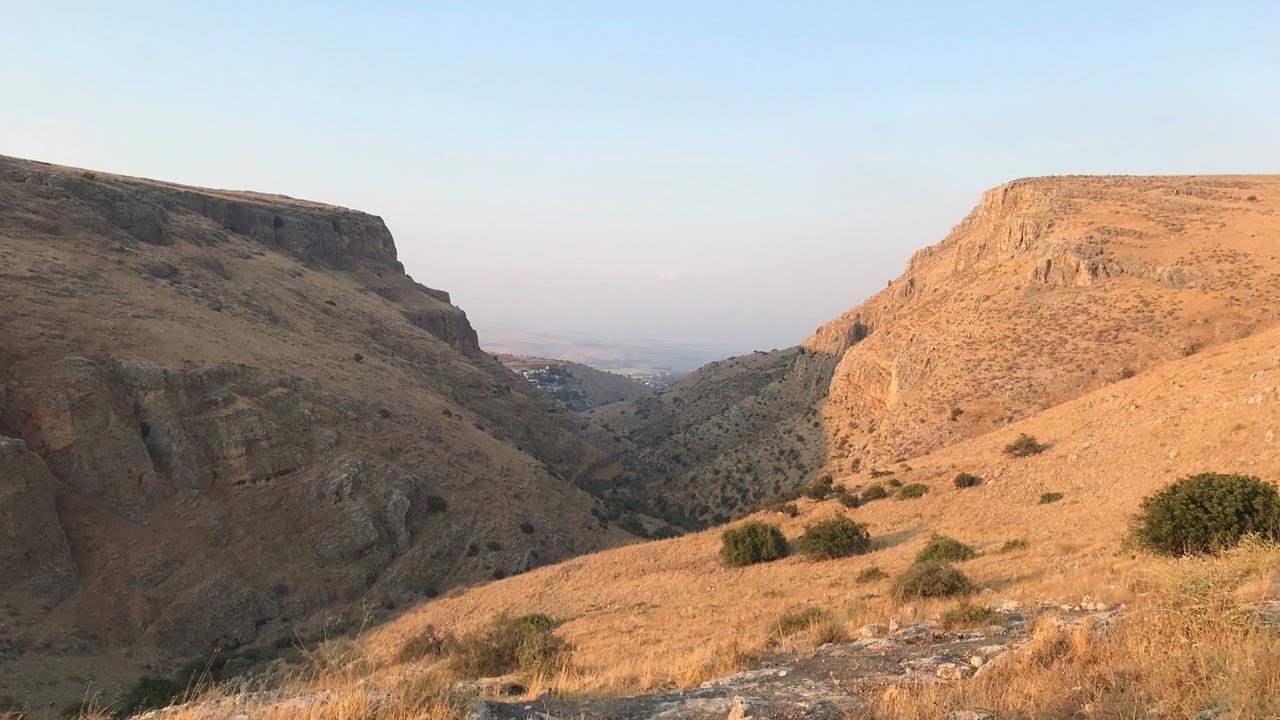 Mount Arbel, Seth's tomb, ancient synagogue. Galilee, Israel