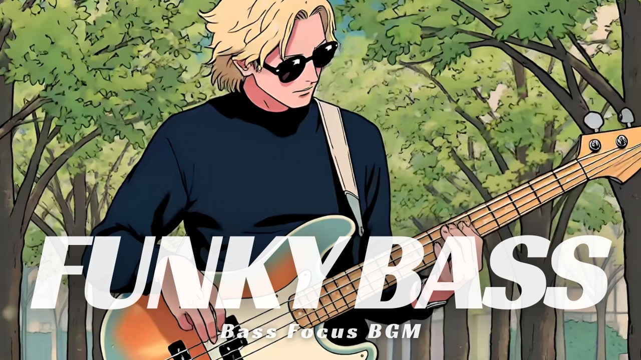 Spring Drive Groove Bass BGM | Funky Fusion Bass for Work & Relax