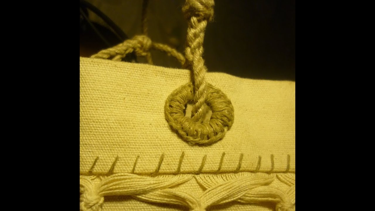 Hitched eyelet with hand laid grommet