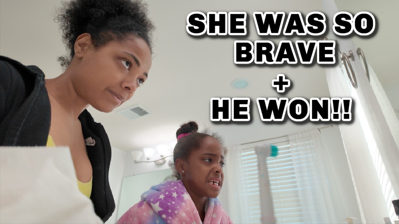 SHE WAS BRAVE + HE WON!!